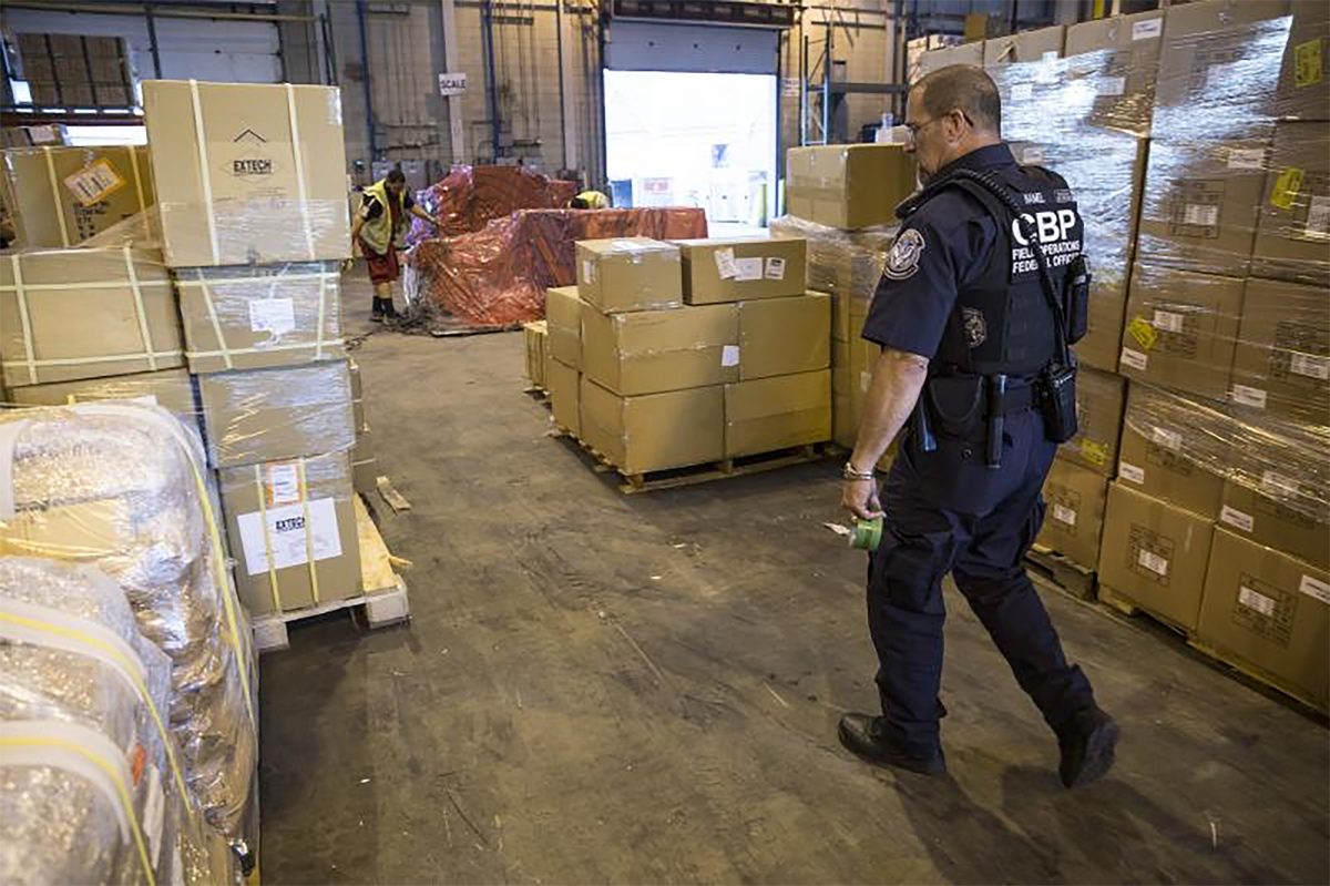 U.S. Customs and Border Protection officers among imported small packages